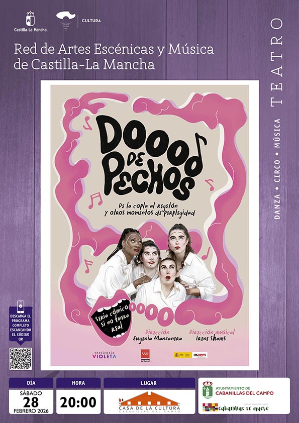 Cabanillas del Campo acoge el teatro musical 'DoooDePechos' en la Casa de la Cultura