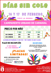 Campamento Urbano de Carnaval en Cabanillas para facilitar la conciliación familiar