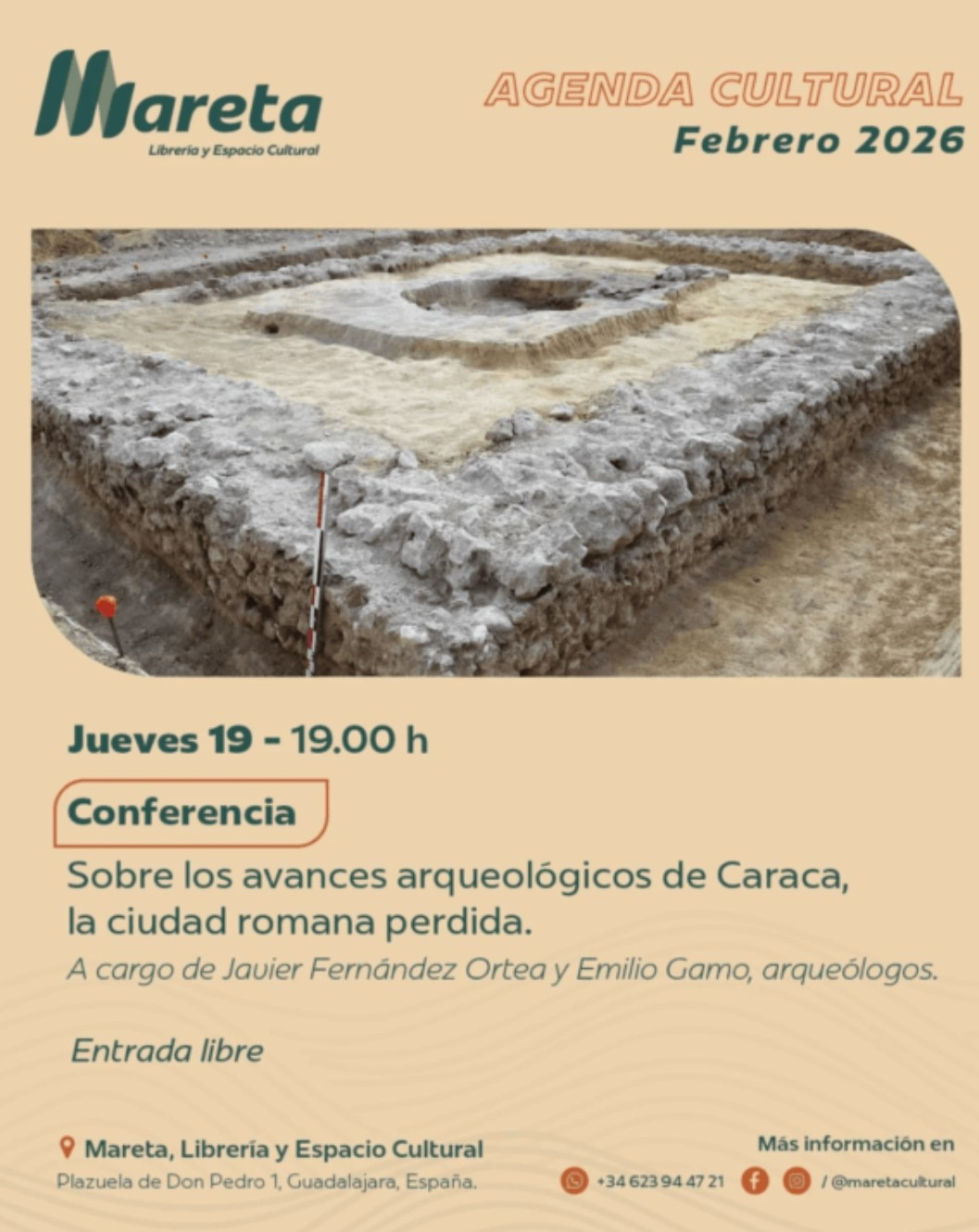 Descubre los secretos arqueológicos de Caraca en Mareta, Guadalajara