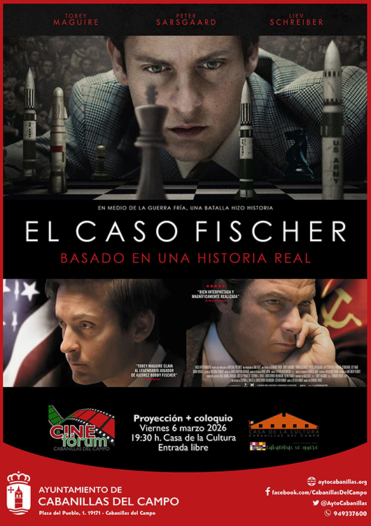Cinefórum en Cabanillas del Campo: Proyección y coloquio de 'El Caso Fischer'