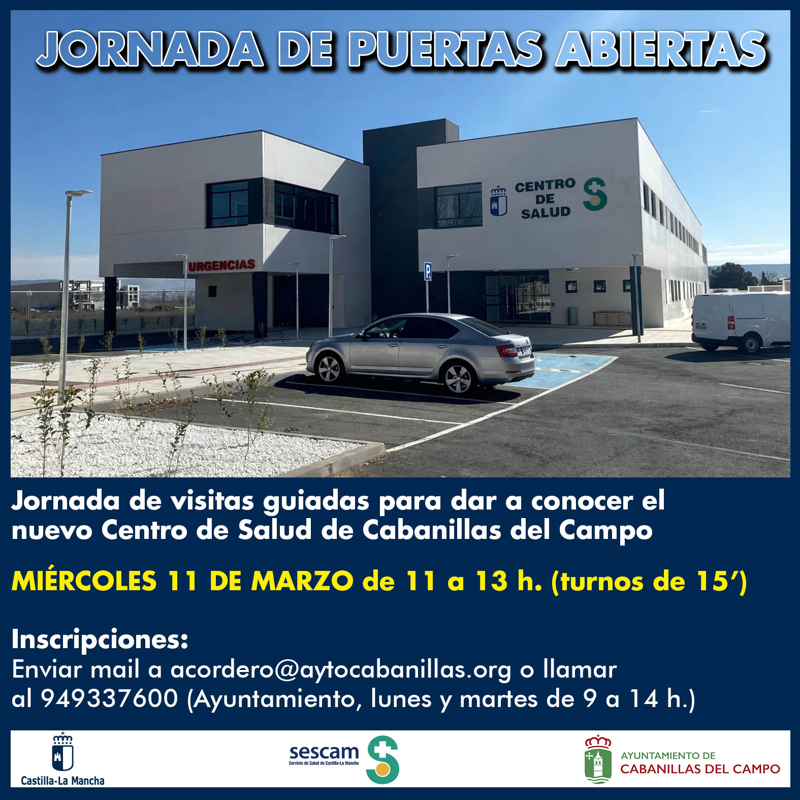 Inauguración del nuevo Centro de Salud de Cabanillas del Campo y jornadas de puertas abiertas