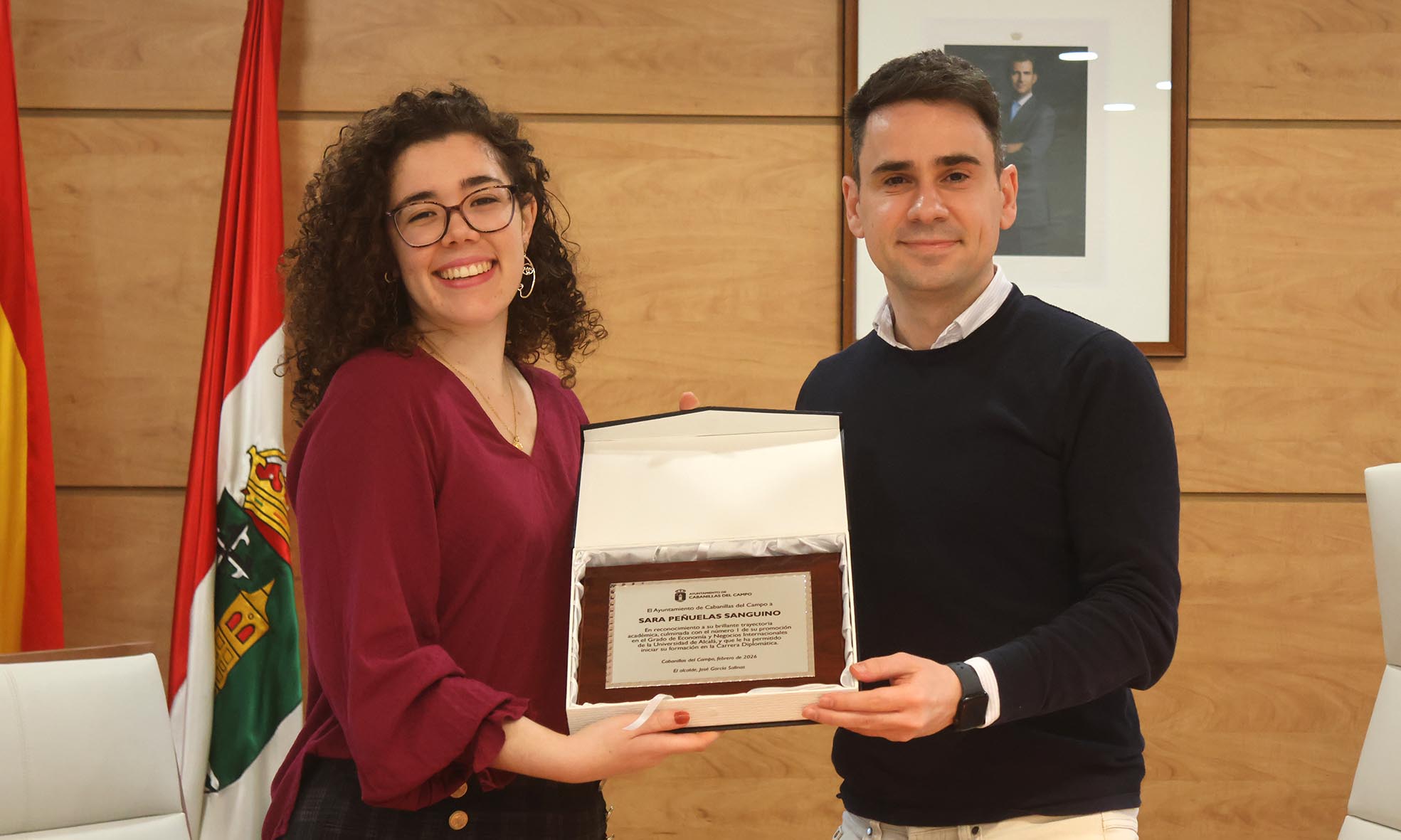 Sara Peñuelas, joven de Cabanillas del Campo, número uno en la UAH y futura diplomática