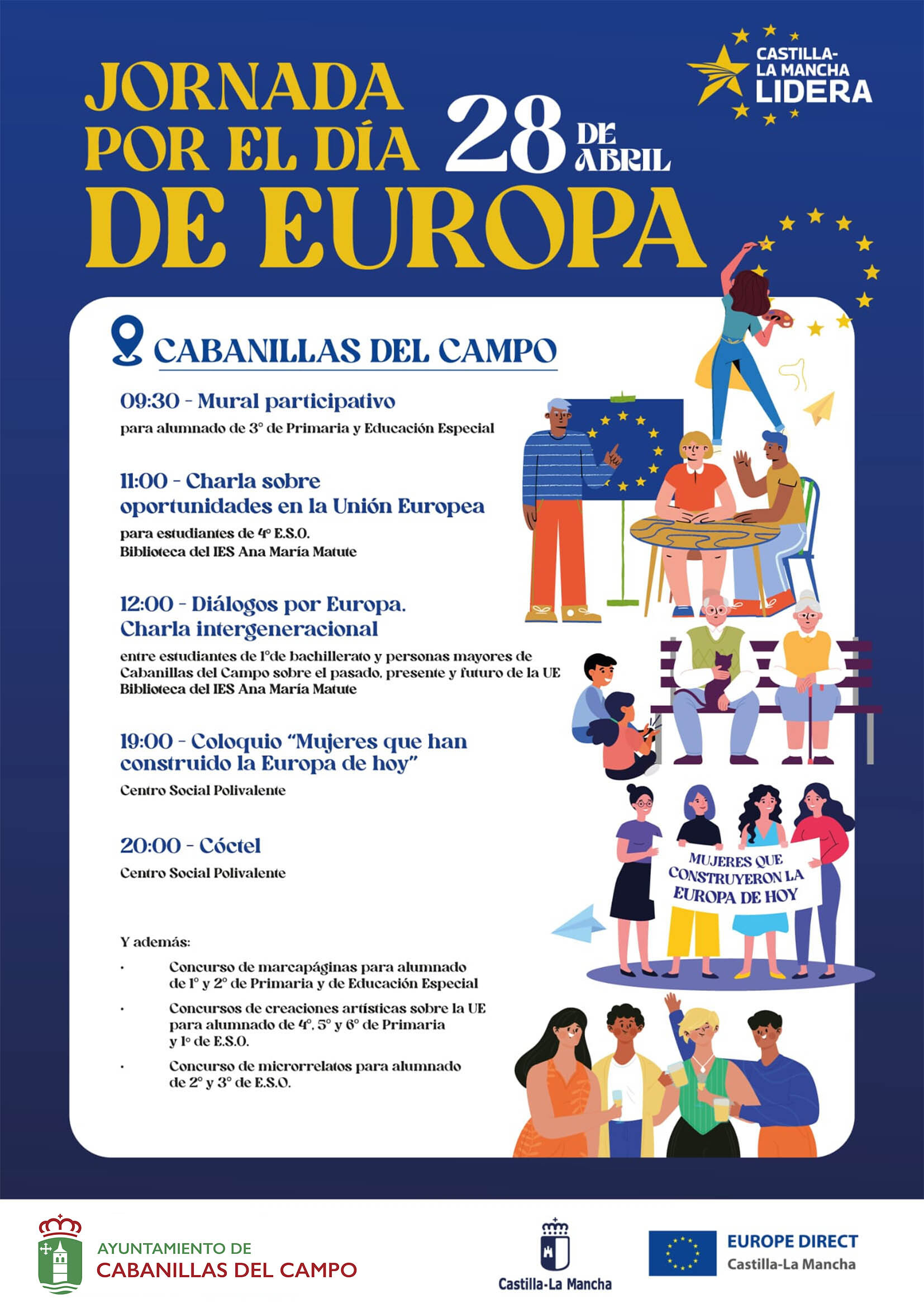 Cabanillas del Campo celebra el Día de Europa con una completa jornada educativa y cultural