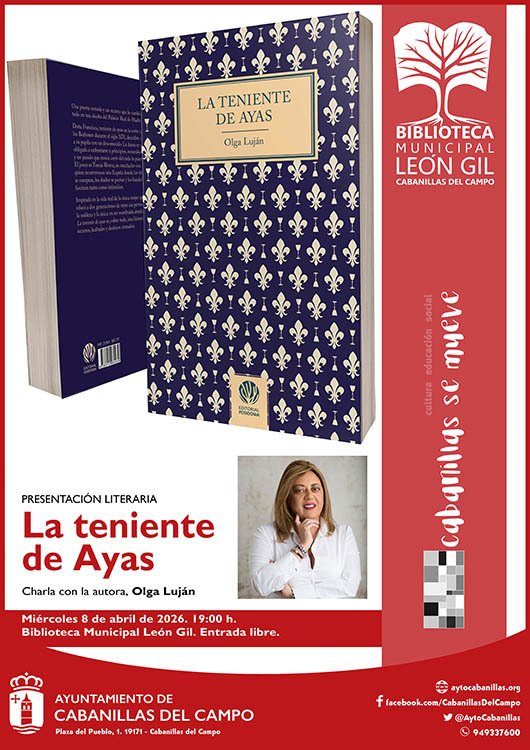Presentación en Cabanillas del Campo del libro 'La Teniente Ayas' de Olga Luján