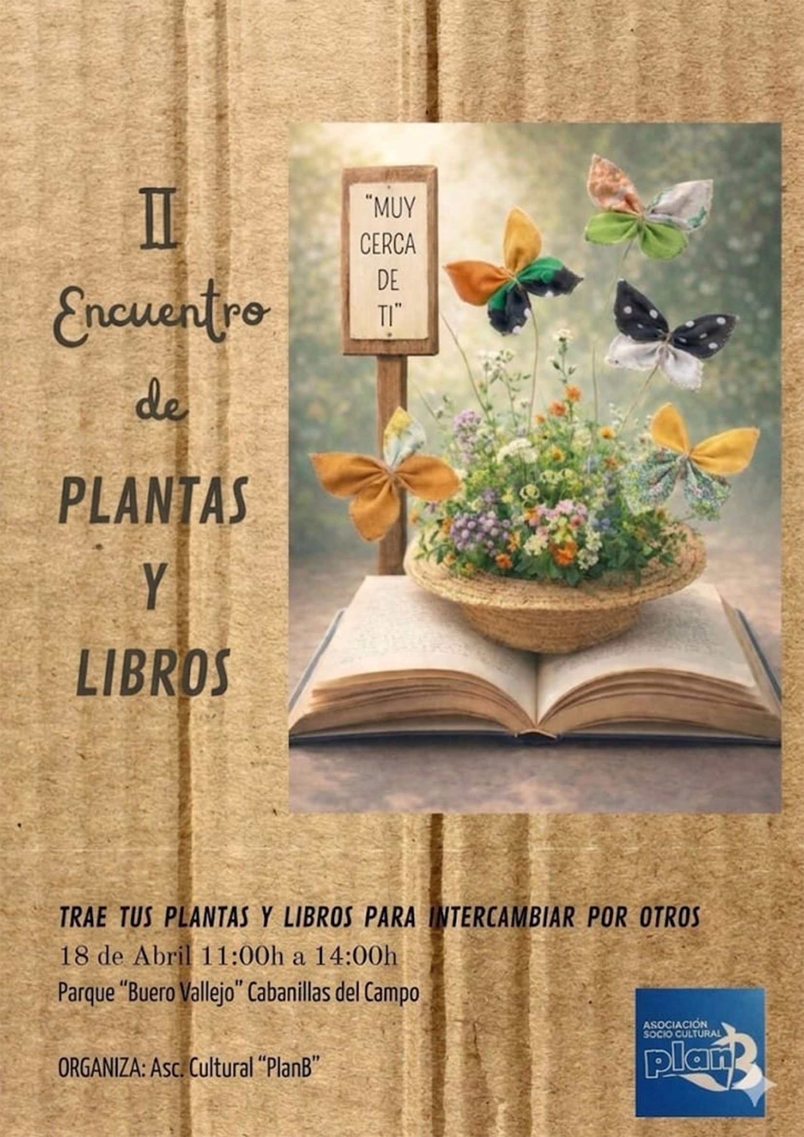 Cabanillas del Campo acoge el II Encuentro de Libros y Plantas en abril