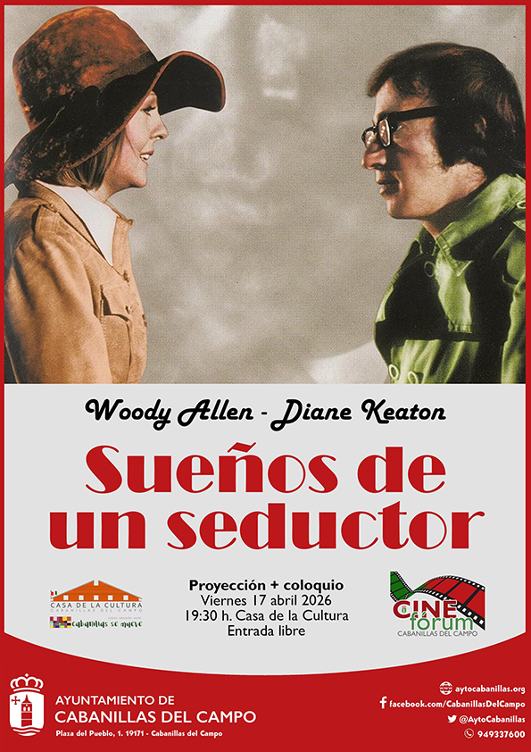 Cinefórum en Cabanillas del Campo proyecta “Sueños de un seductor”