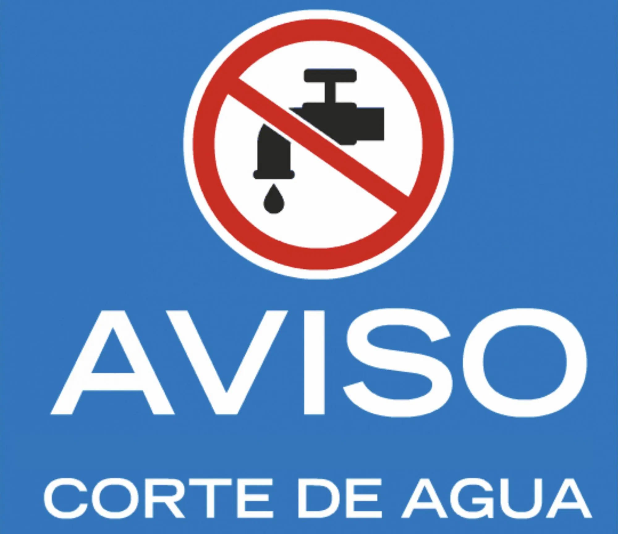 Corte de agua programado el 15 de abril en Año Mariano y calles aledañas en Cabanillas del Campo