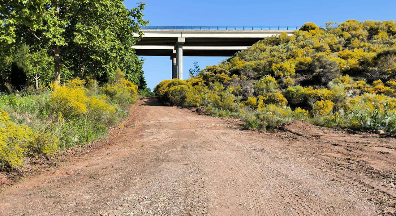Finalizan los trabajos de desbroce en caminos rurales del término municipal de Cabanillas