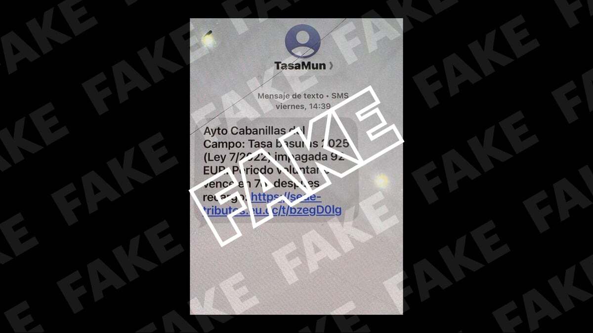 Alerta en Cabanillas del Campo por SMS falso sobre impago de tasa de basuras