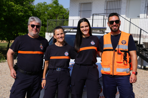 Protección Civil destacada en la carrera popular de Cabanillas del Campo