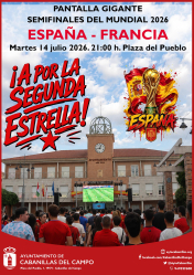 Cabanillas instalará pantalla gigante para seguir la semifinal del Mundial 2026
